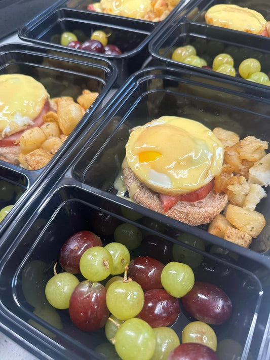 Eggs Benedict Breakfast Box